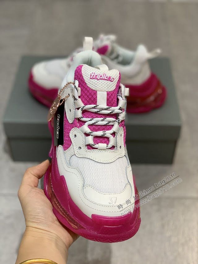 Balenciaga經典款女鞋 巴黎世家新配色氣墊鞋 Balenciaga Triple女士最美老爹鞋  hdbl1049